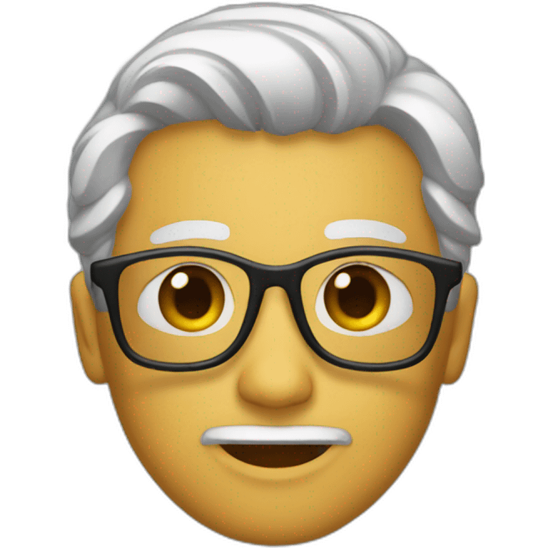 Chico de lentes emoji