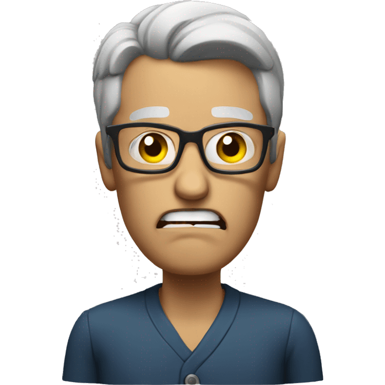 Angry teacher emoji