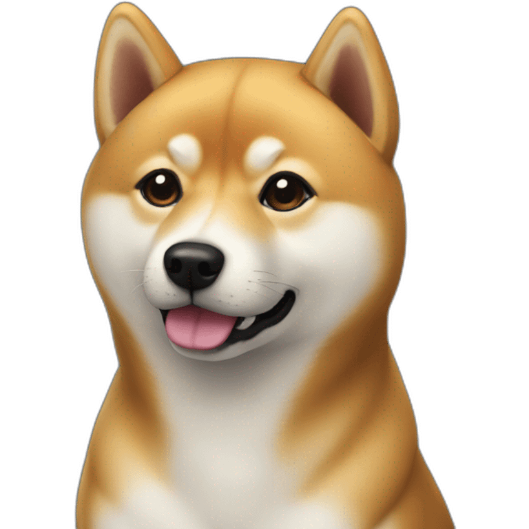 Shiba noir  emoji