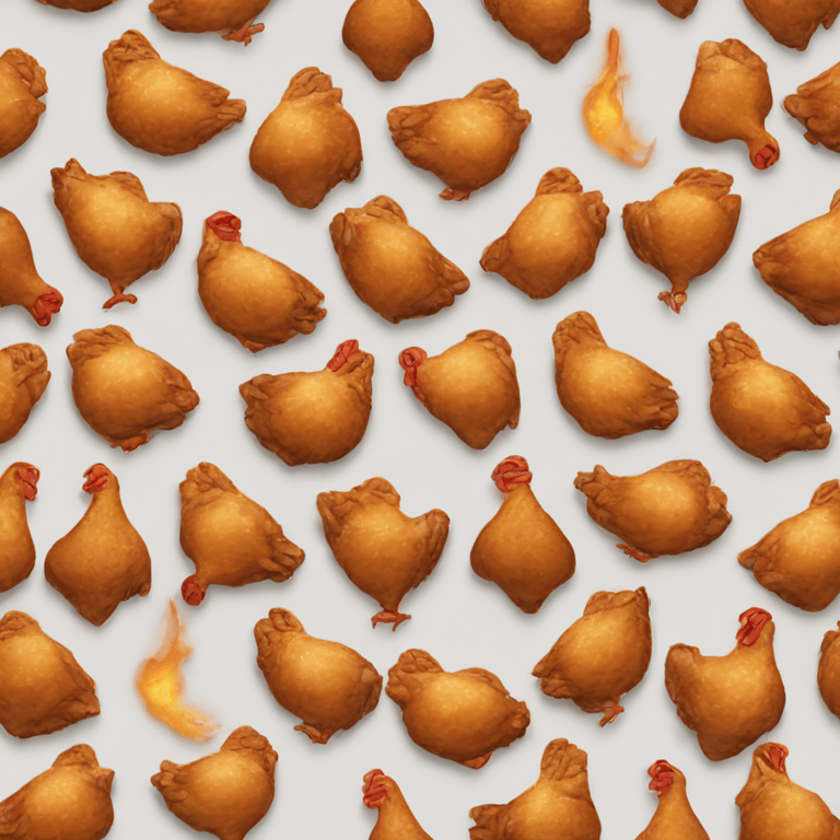 Roasted chicken emoji