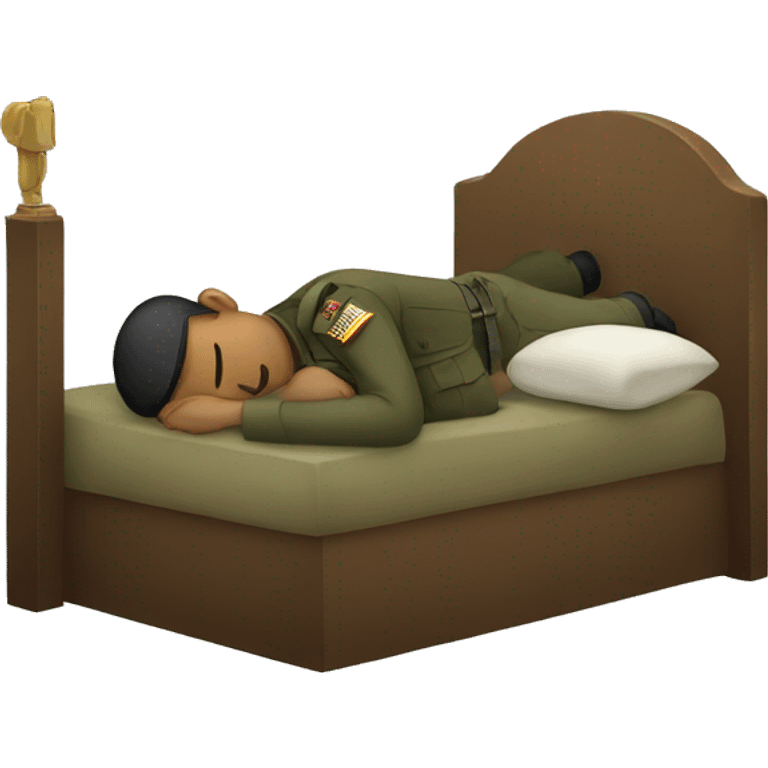 military person sleeping emoji