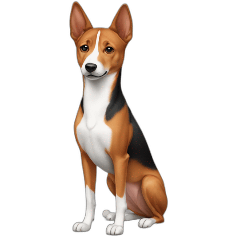 dog basenji full-height emoji