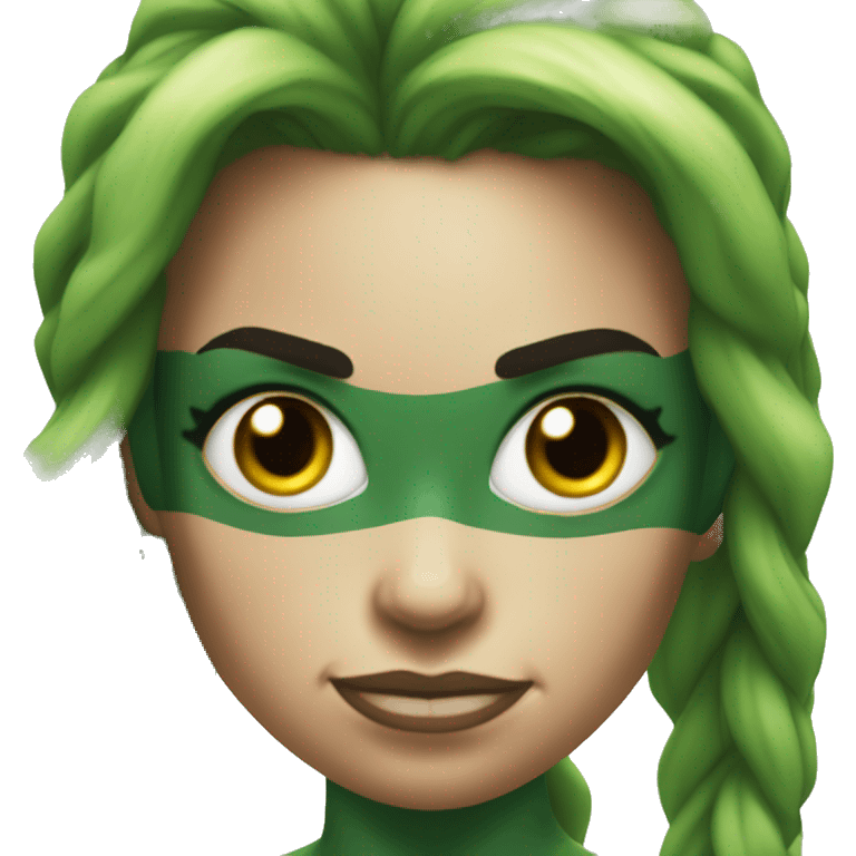 She-Hulk with dread locks and a phone emoji