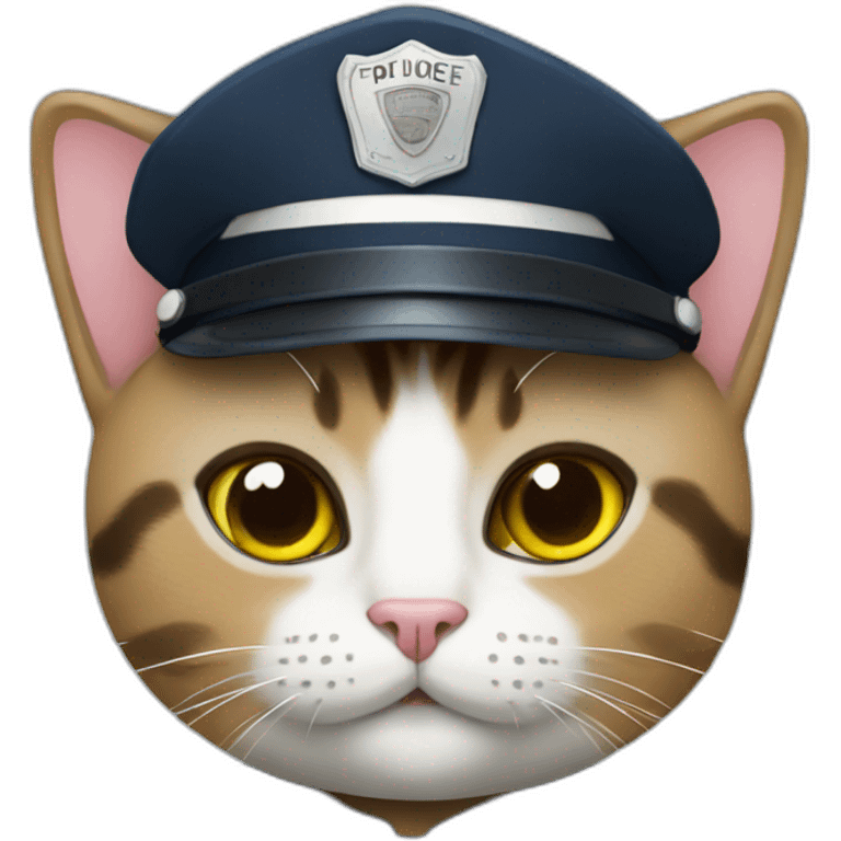 cat - police officer emoji