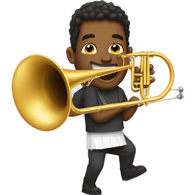 happy play trombone emoji