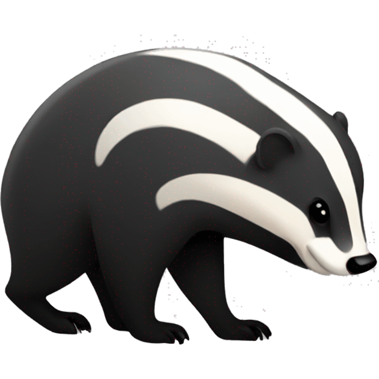 a badger from behind emoji