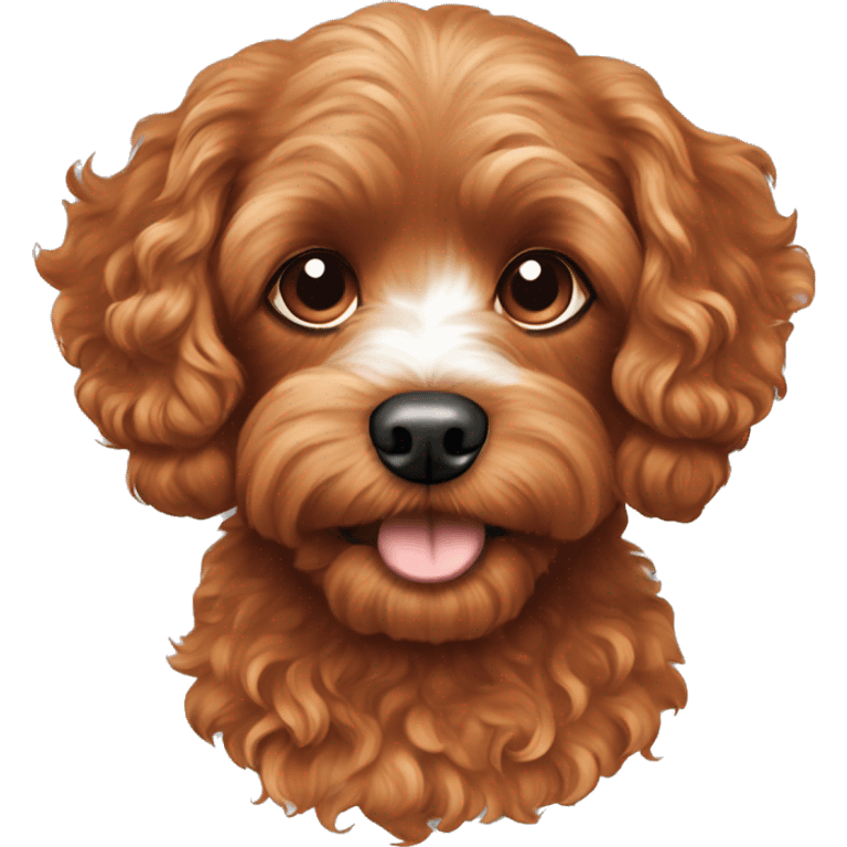 Red cavapoo emoji