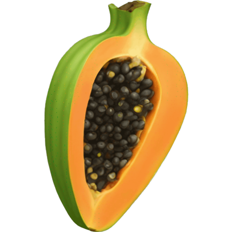 papaya emoji