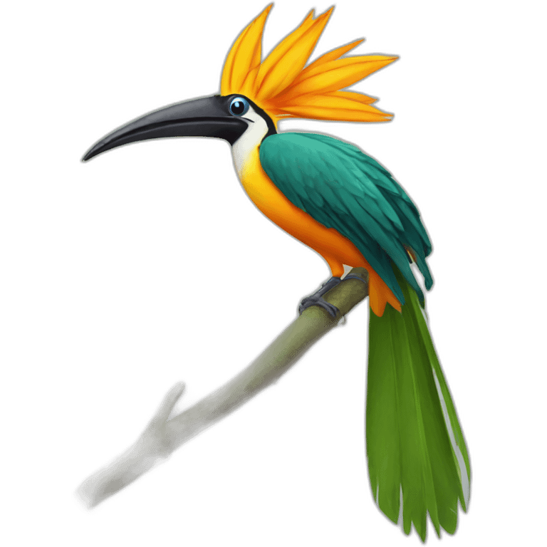 Bird of paradise emoji