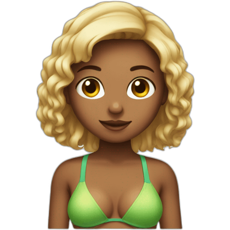 girl in bikini emoji