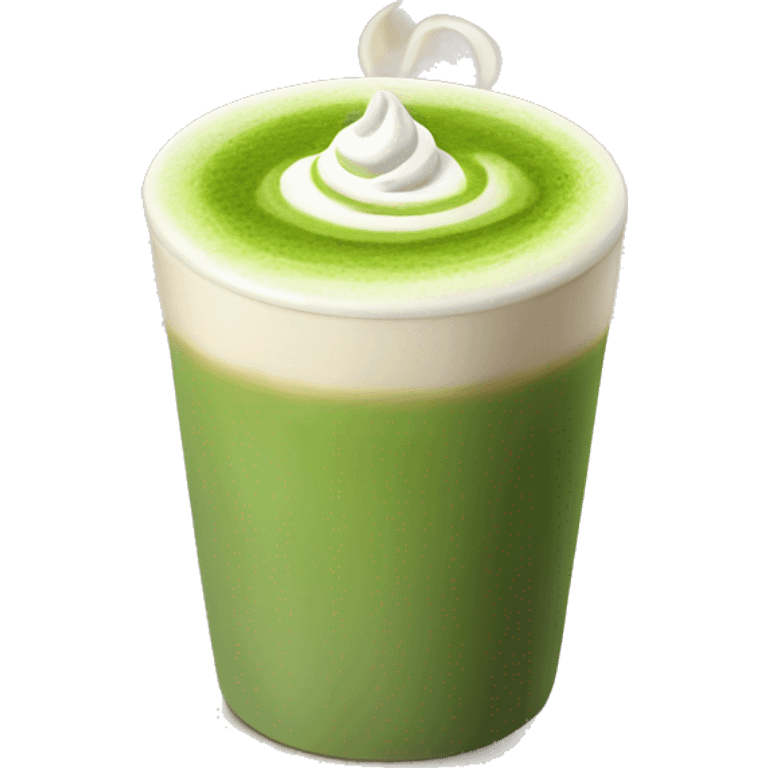 Matcha latte  emoji