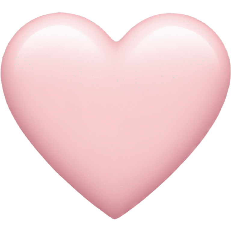 pastel pink heart emoji