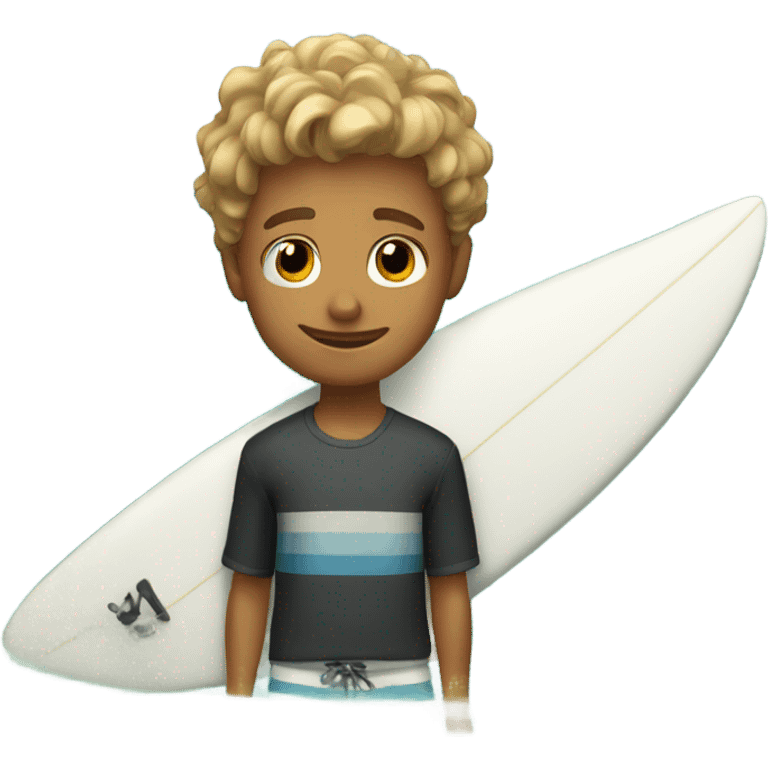 Handsome surf boy emoji