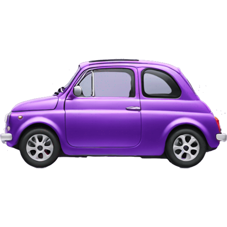 purple fiat 500 emoji