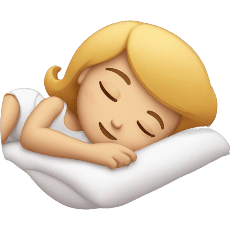 Sleeping girl emoji