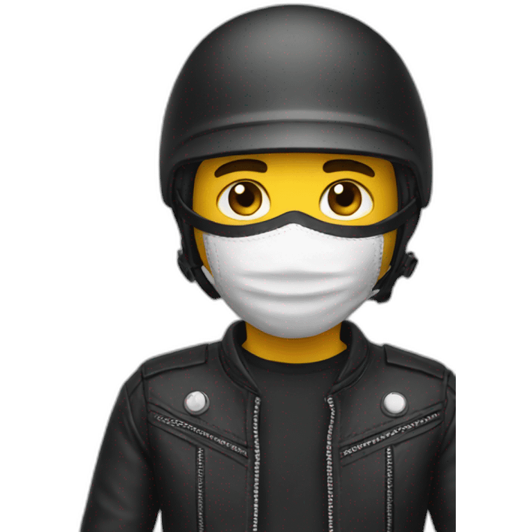 biker mask boy emoji