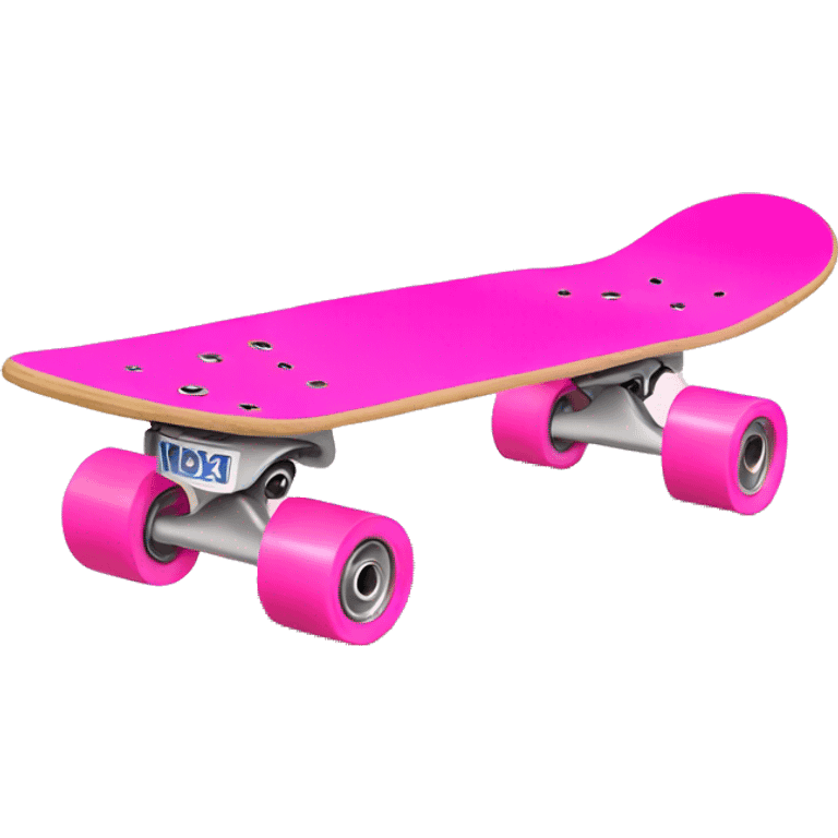 Pink skate board  emoji