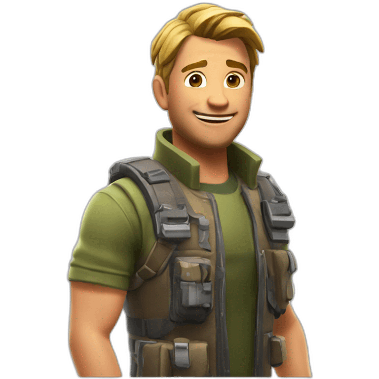 Une télé avec fortnite dessu  emoji