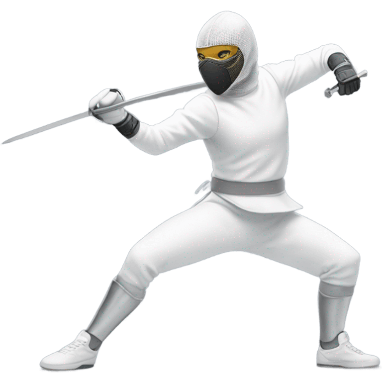 Sabre fencer emoji