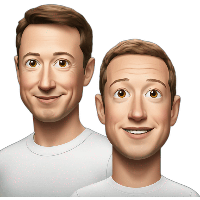 Elon musk and mark Zuckerberg emoji