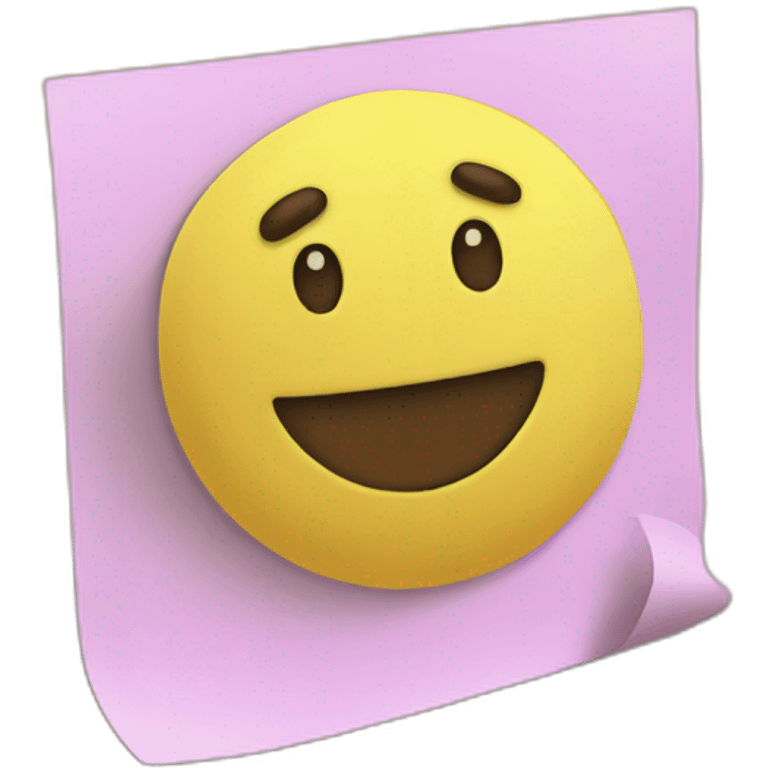 Pin sticky notes emoji