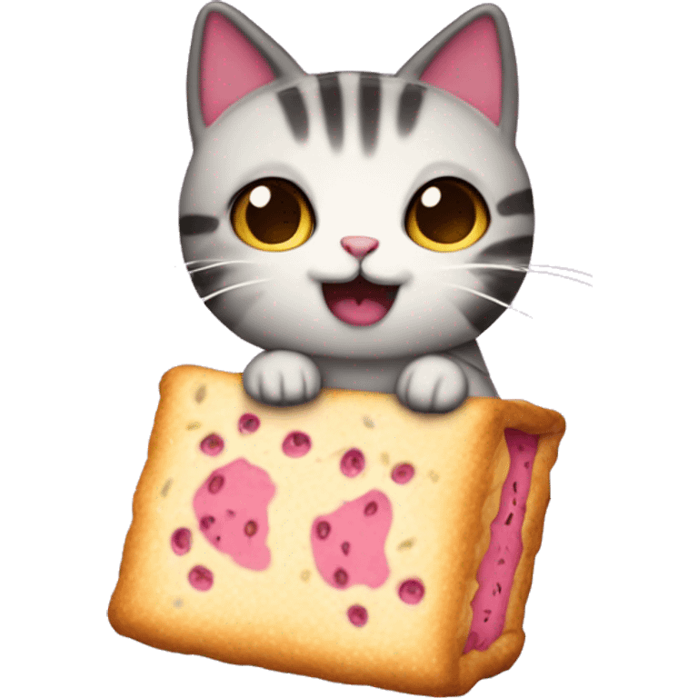 nyancat with poptart body emoji