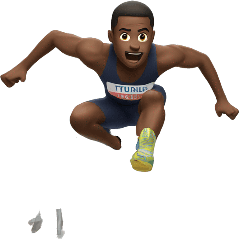 Hurdling emoji