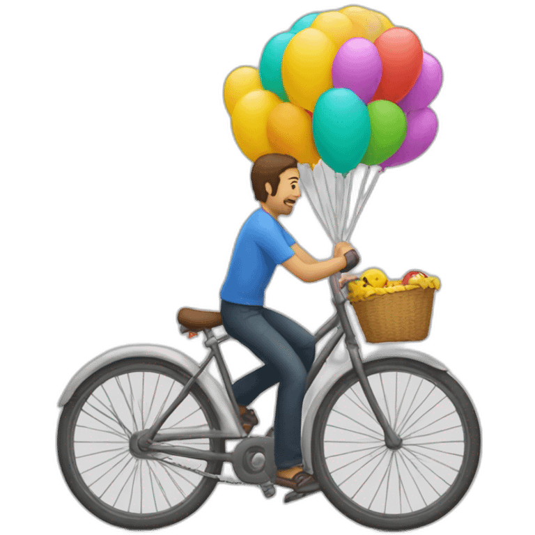 Balón y bici emoji