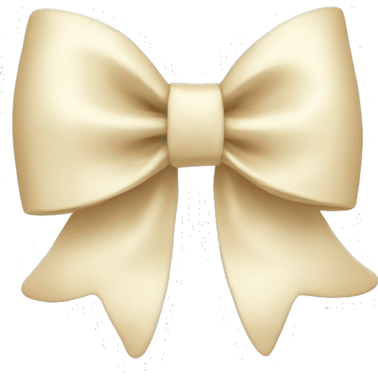 Cream Bow  emoji