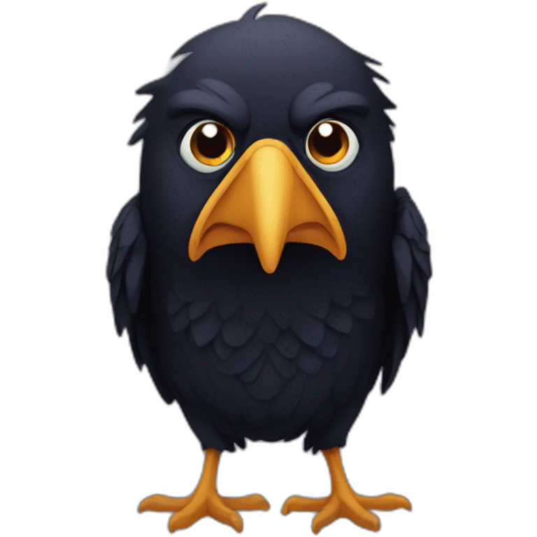 raven head emoji