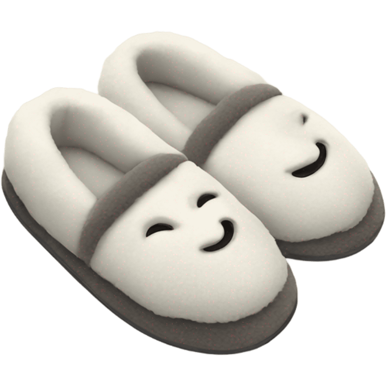 cozy slippers emoji