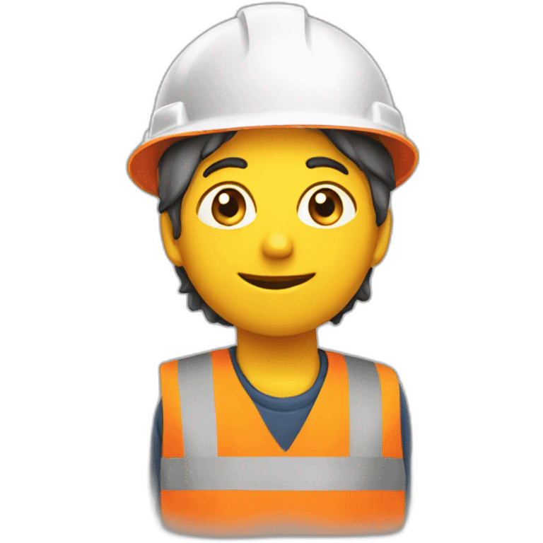 Chat sur un chantier emoji