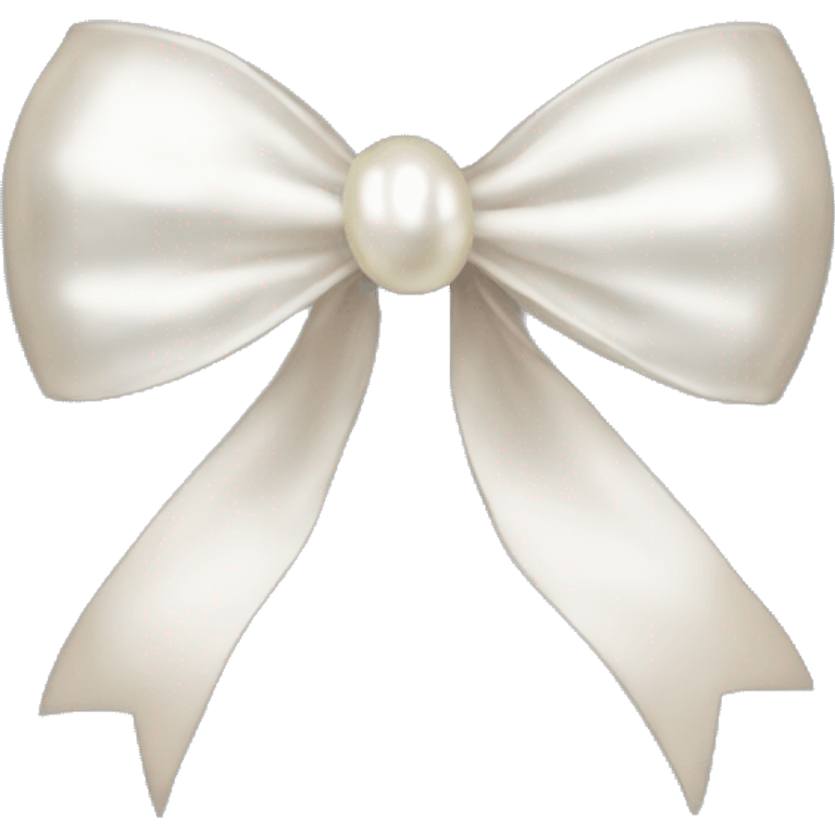 pearl bow emoji