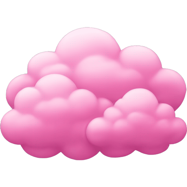 Pink clouds emoji