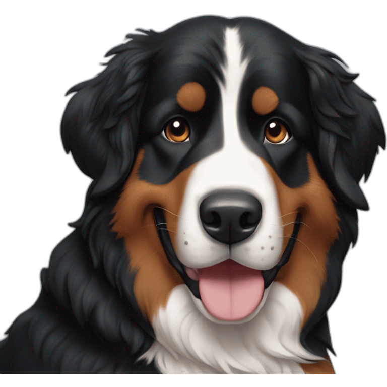 bernese mountain dog thumbs up emoji