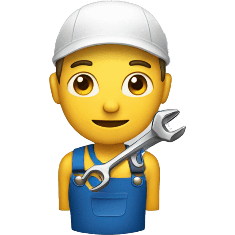 man with wrench emoji