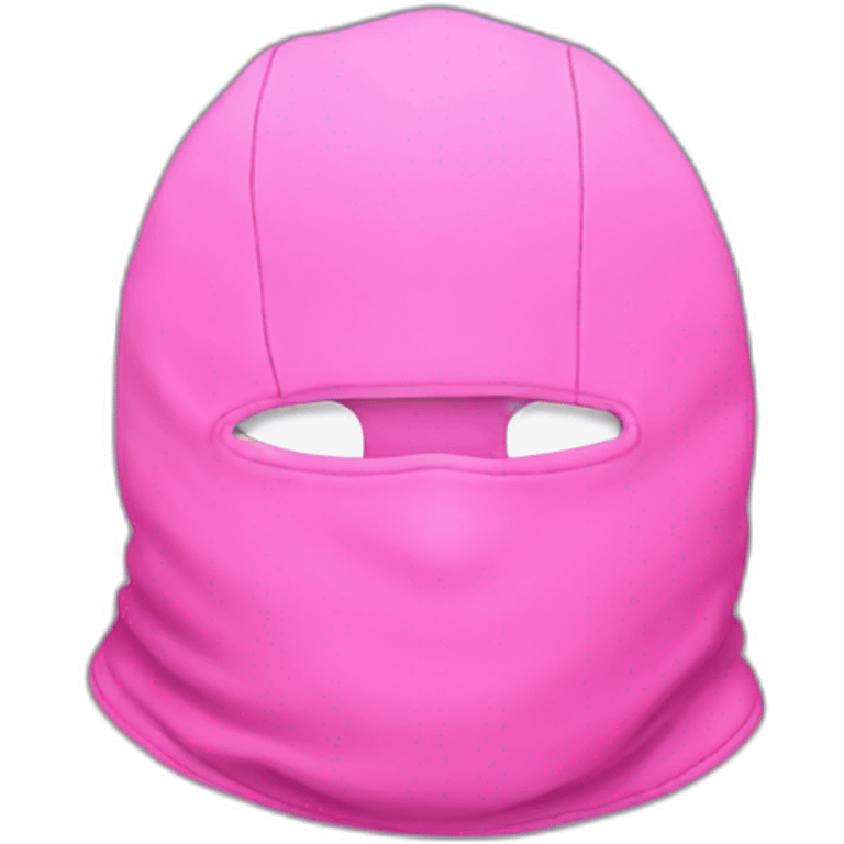 PINK BALACLAVA emoji