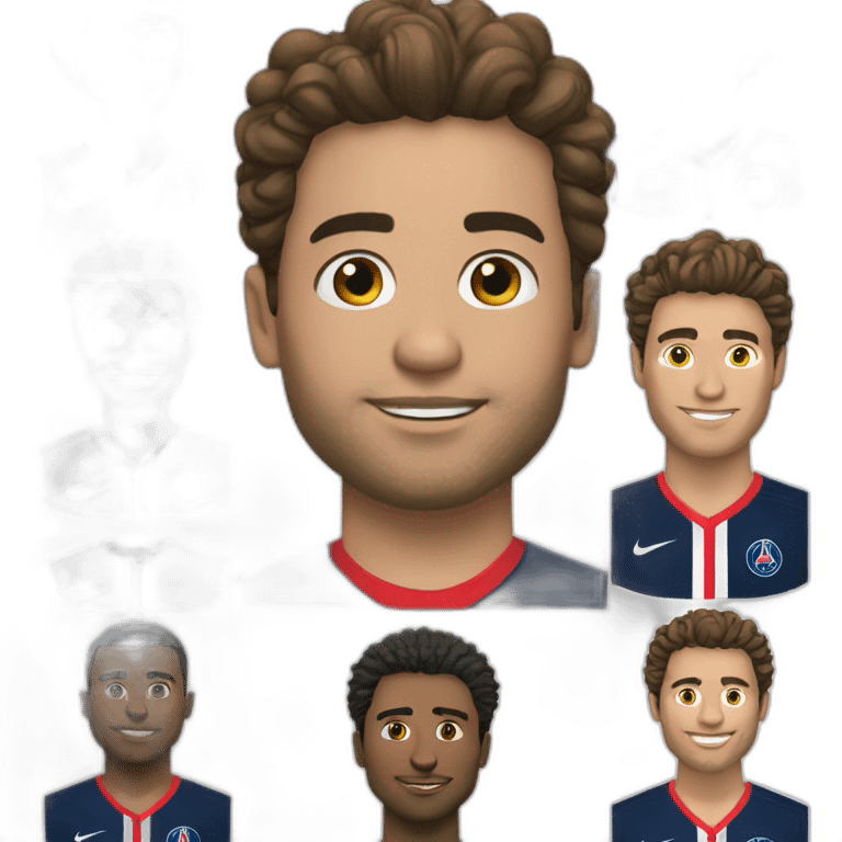 Le psg qui gagne la ligue des champions emoji