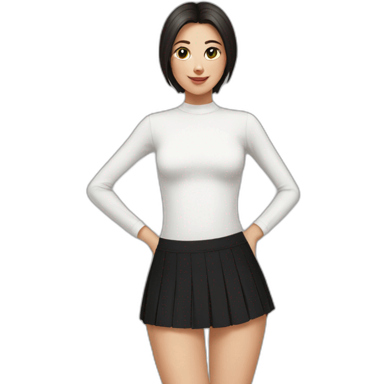 white-knickers-long-white-socks-black-skirt emoji