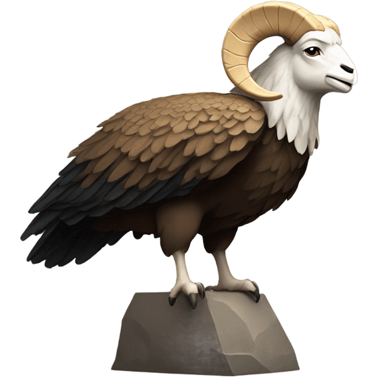 Ram and an eagle emoji