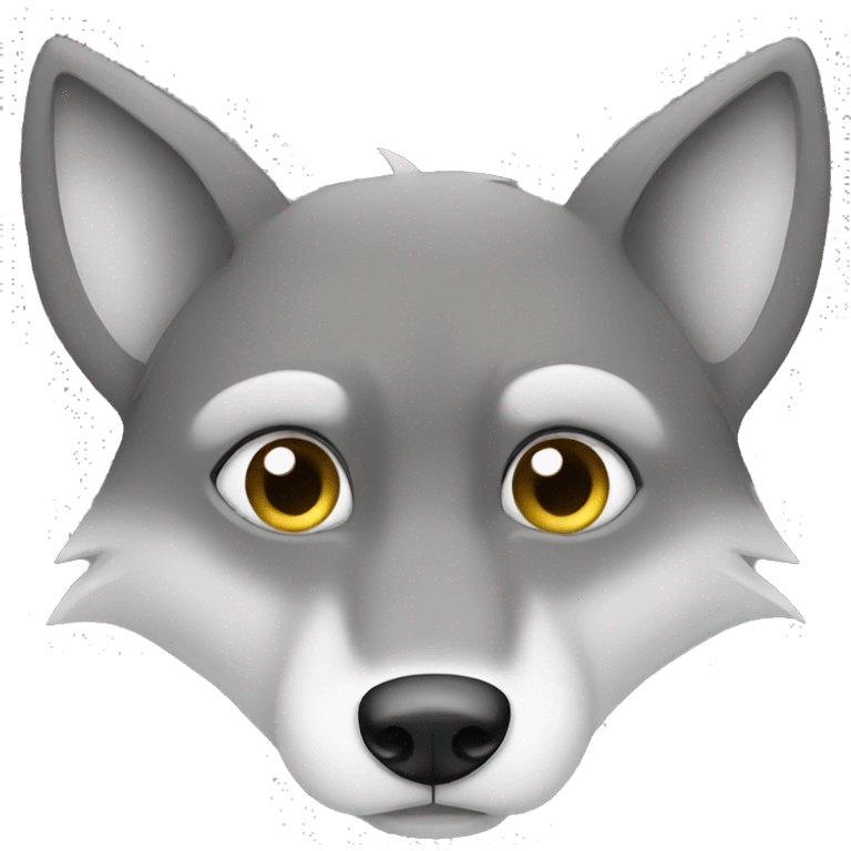 sad wolf emoji