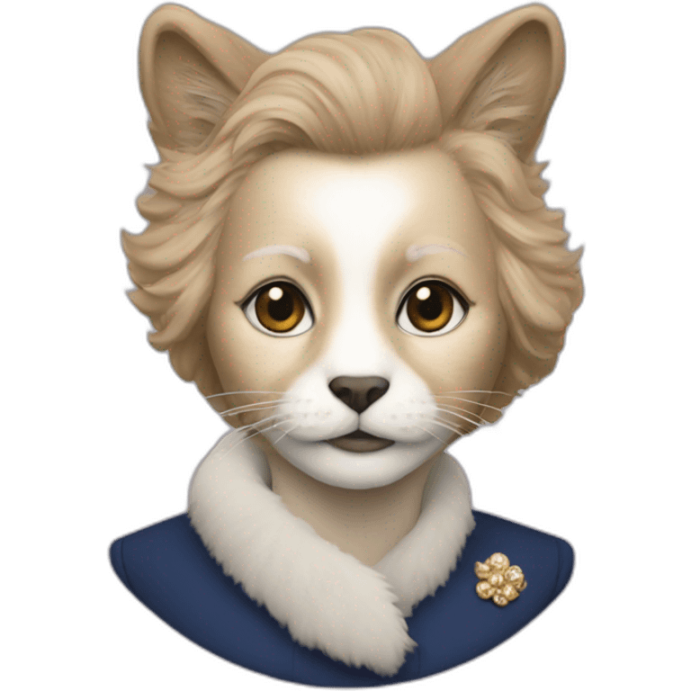 margaret thatcher as a furry emoji