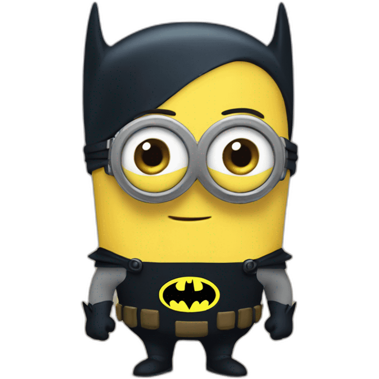 Minion Batman emoji