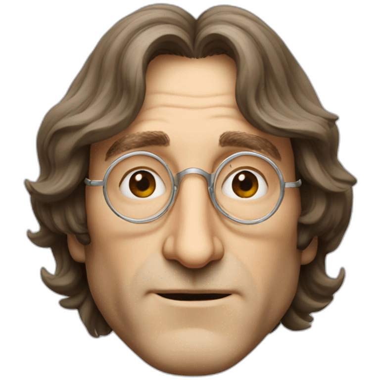 John Lennon face  emoji