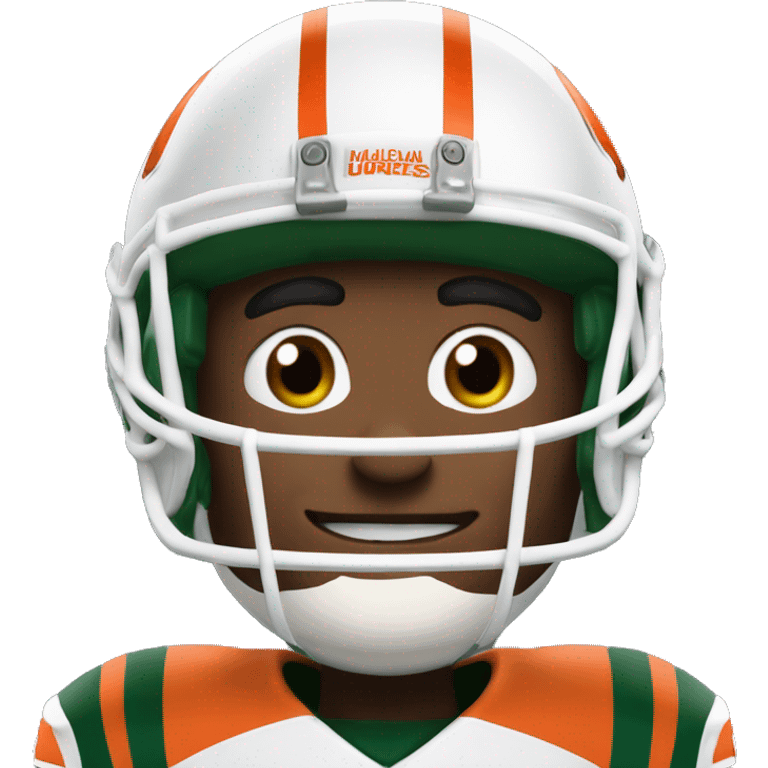 Miami hurricanes college football mascot Sebastian emoji