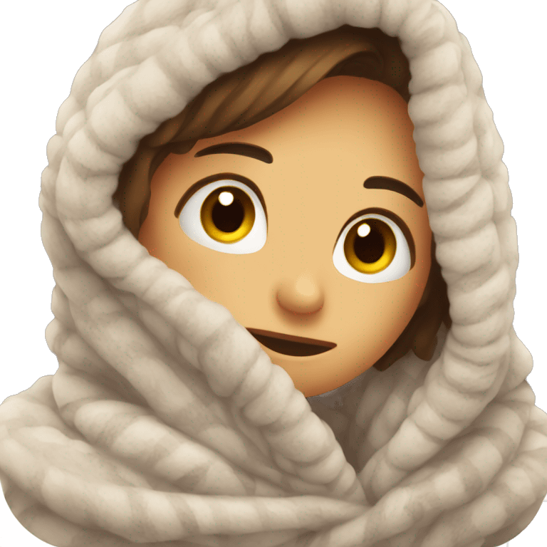 Cozy blanket  emoji