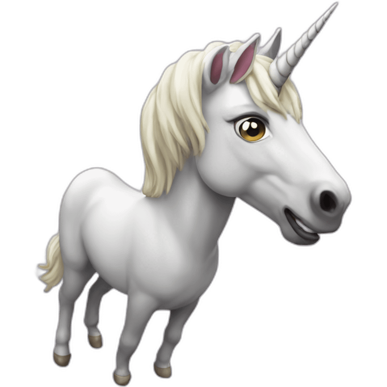 desperate unicorn emoji