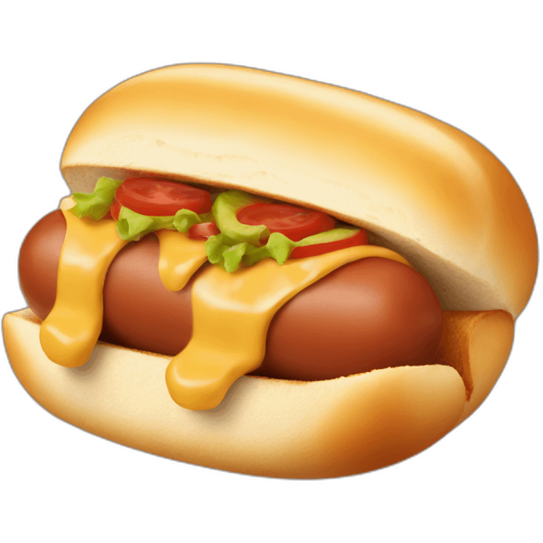 Cat underground hot dog emoji