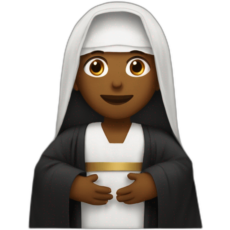 Jésus avec un abaya emoji