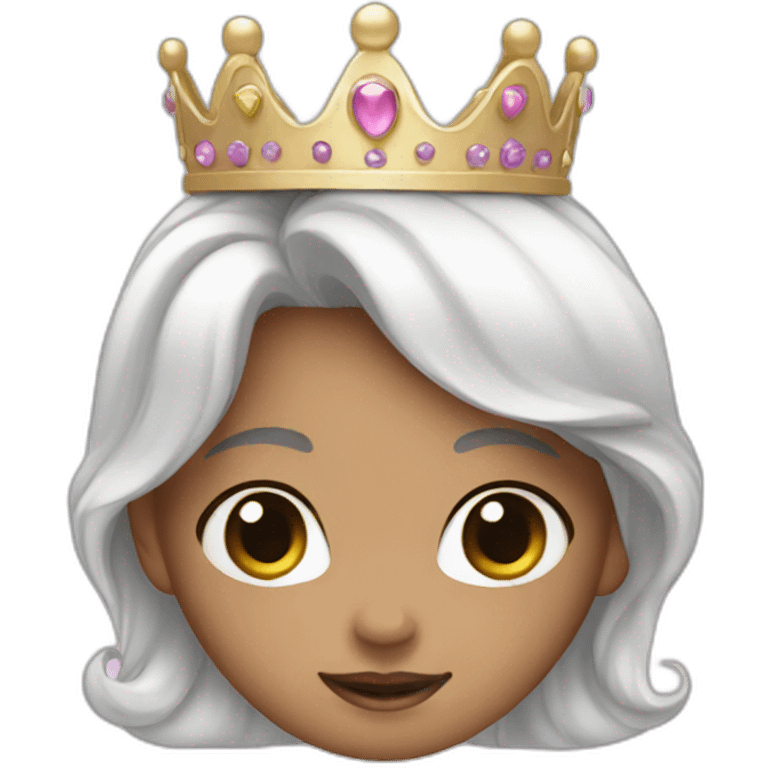 A cute little princess emoji